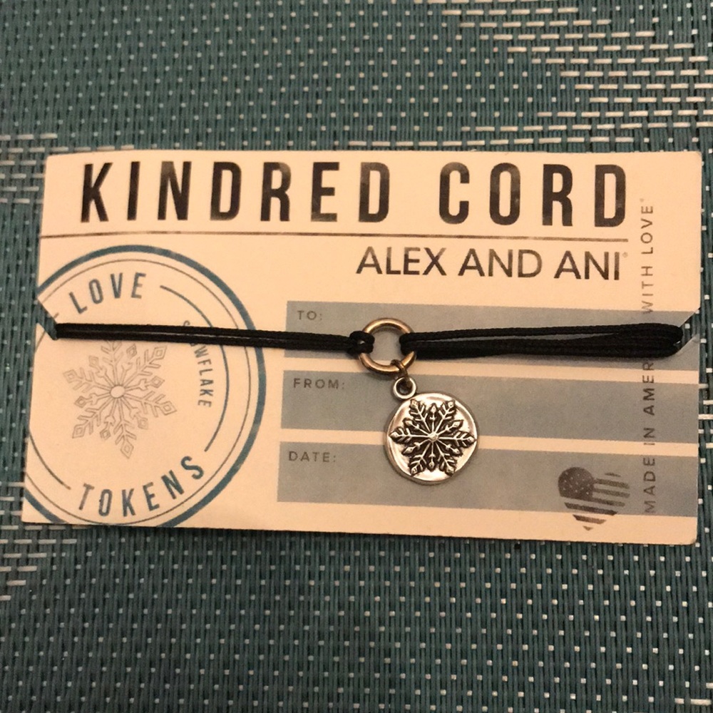 Alex and Ani Kindred Cord- Snowflake